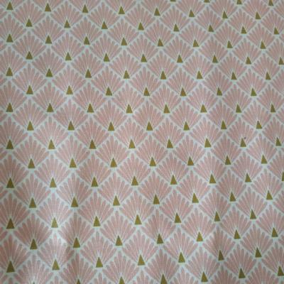 Eventail rose et or